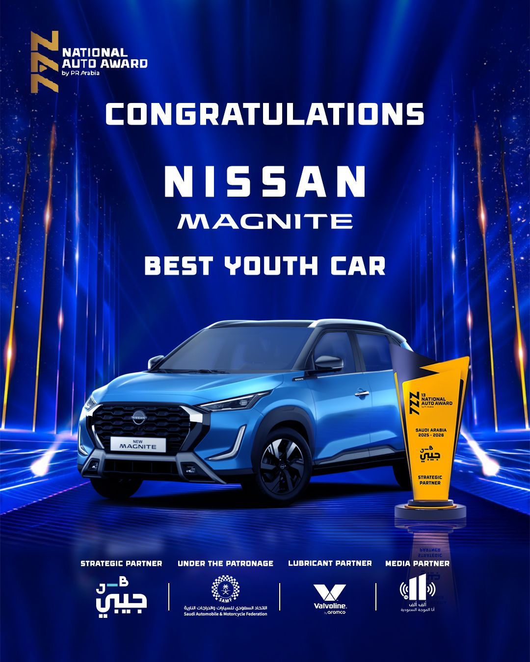 Nissan Magnite youth car winner